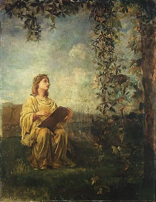 The Muse of Painting — John La Farge