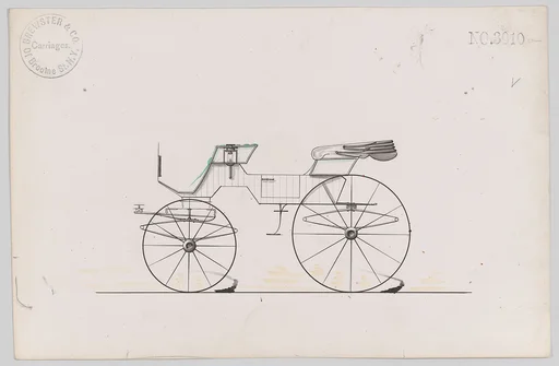 Design for 2 seat Phaeton, no. 3010a