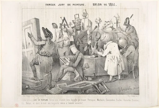 Fameux Jury de Peinture. Salon de 1841