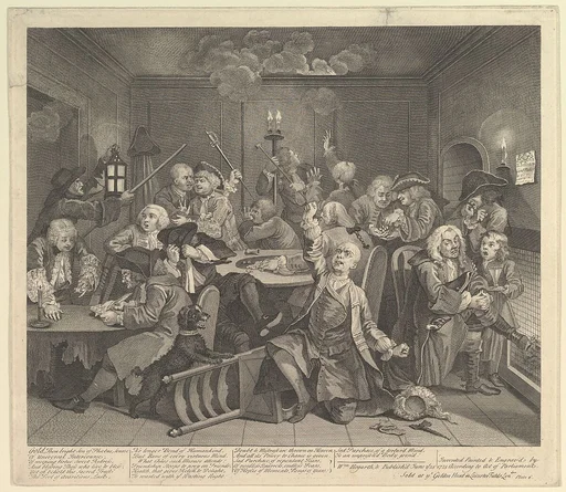 A Rake's Progress, Plate 6