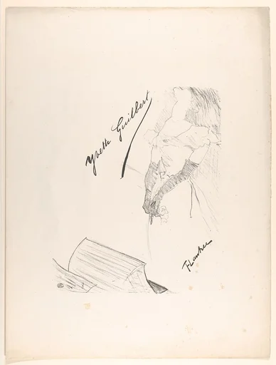 Frontispiece - Yvette Guilbert before the Prompter's Box