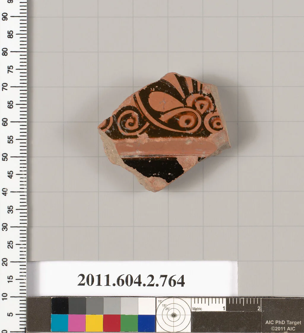 Terracotta fragment of a calyx-krater (bowl for mixing wine and water) — Unknown