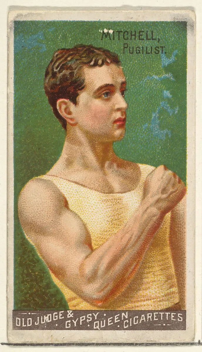 Mitchell, Pugilist, from the Goodwin Champion series for Old Judge and Gypsy Queen Cigarettes — Goodwin & Company