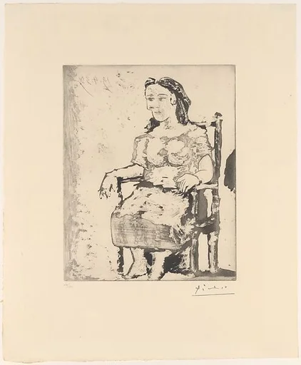 Woman in an Armchair: Dora Maar