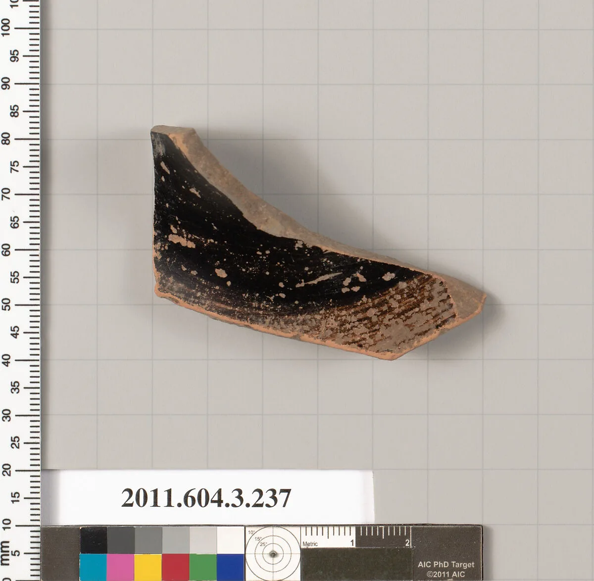 Terracotta fragment of a neck-amphora of Nicosthenic shape (jar) — Unknown