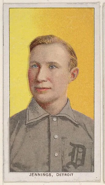 Jennings, Detroit, American League, from the White Border series (T206) for the American Tobacco Company — American Tobacco Company