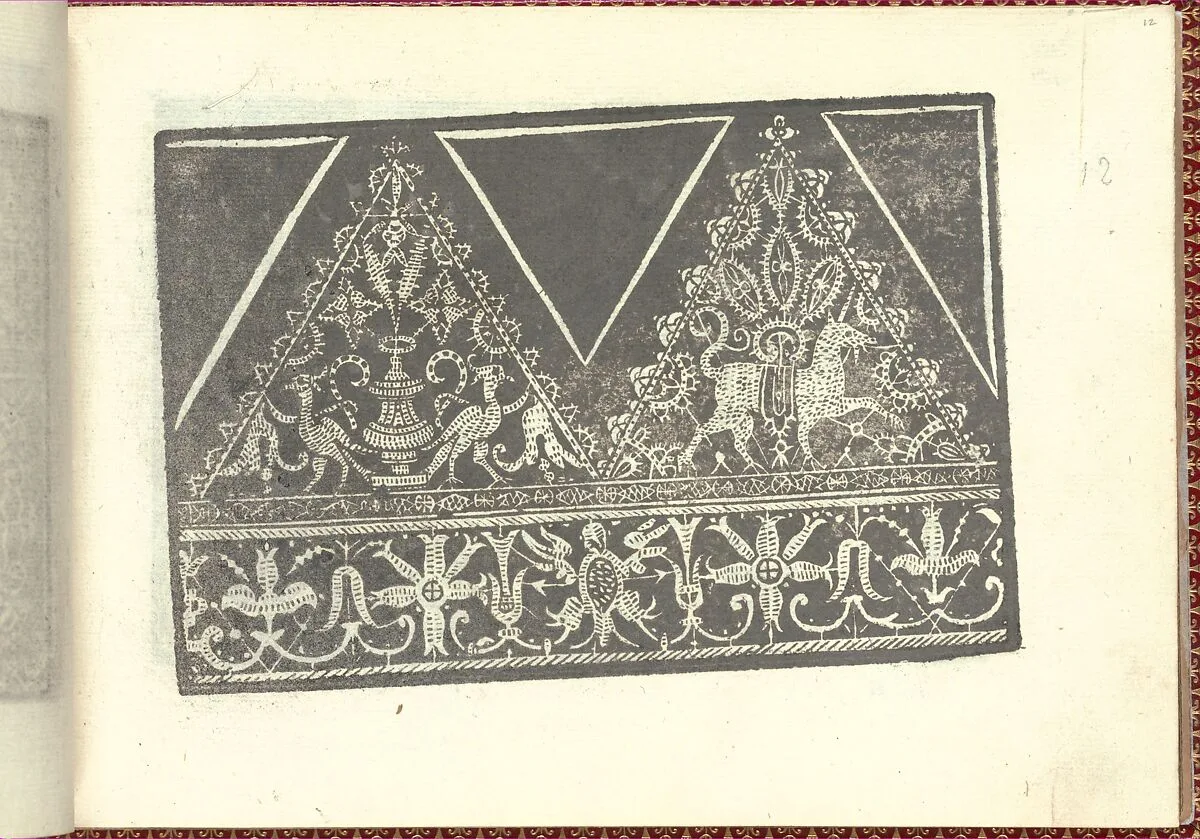 Corona delle Nobili et Virtuose Donne: Libro I-IV, page 12 (recto) — Cesare Vecellio