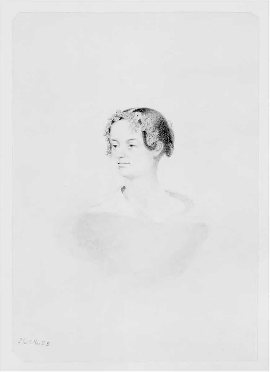 Portrait of a Woman (from McGuire Scrapbook) — Thomas F. Hoppin