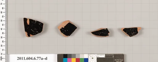 Terracotta fragments of open shapes