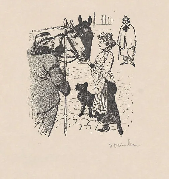 Dans la Vie (Proof for Book Illustration) — Théophile-Alexandre Steinlen