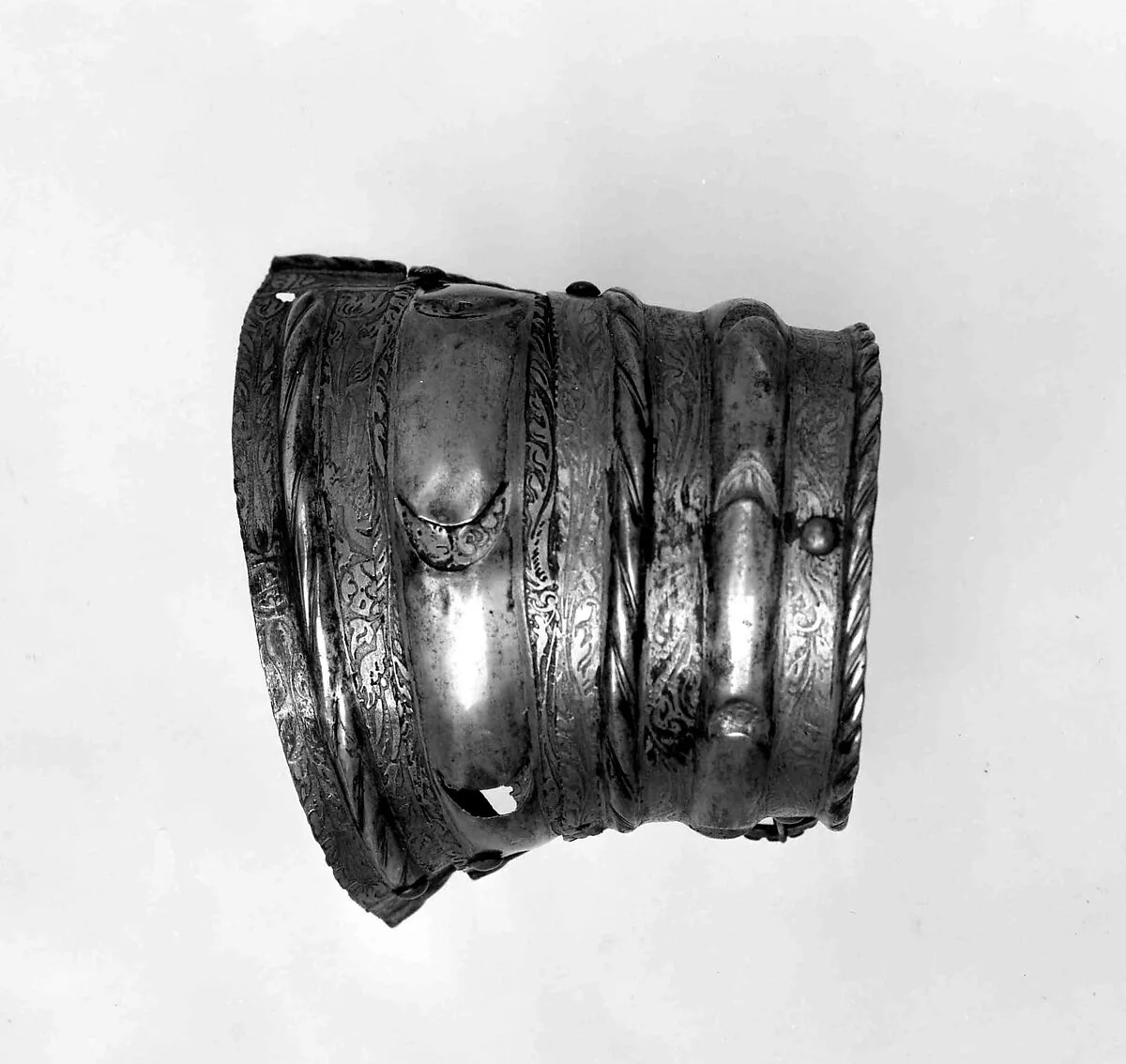Left Pauldron (Shoulder Defense) from a Boy's Costume Armor — Hans Seusenhofer