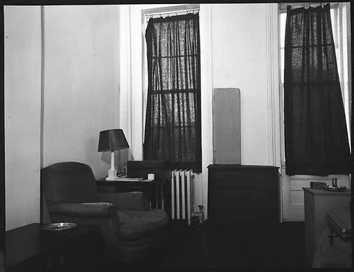 [Living Room of Walker Evans's Apartment, 441 East 92nd Street, New York City]
