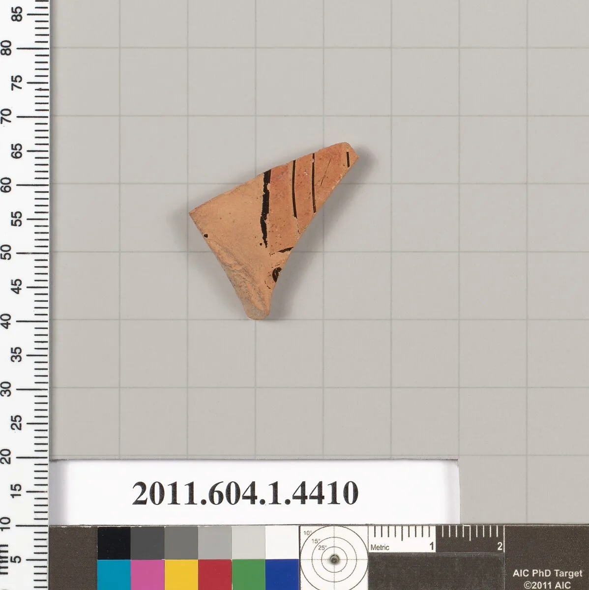 Terracotta fragment of a kylix (drinking cup) — Unknown