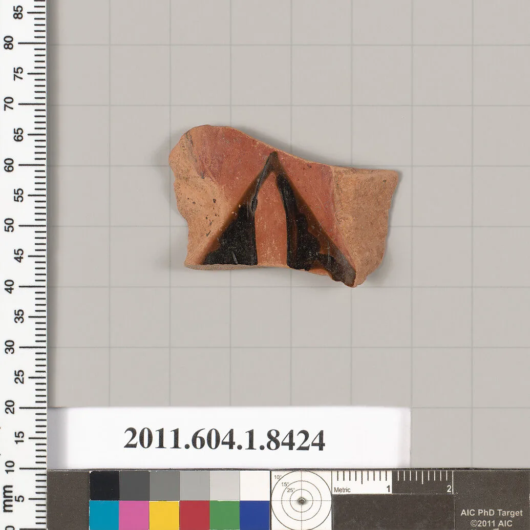 Terracotta fragment of a kylix (drinking cup) — Unknown