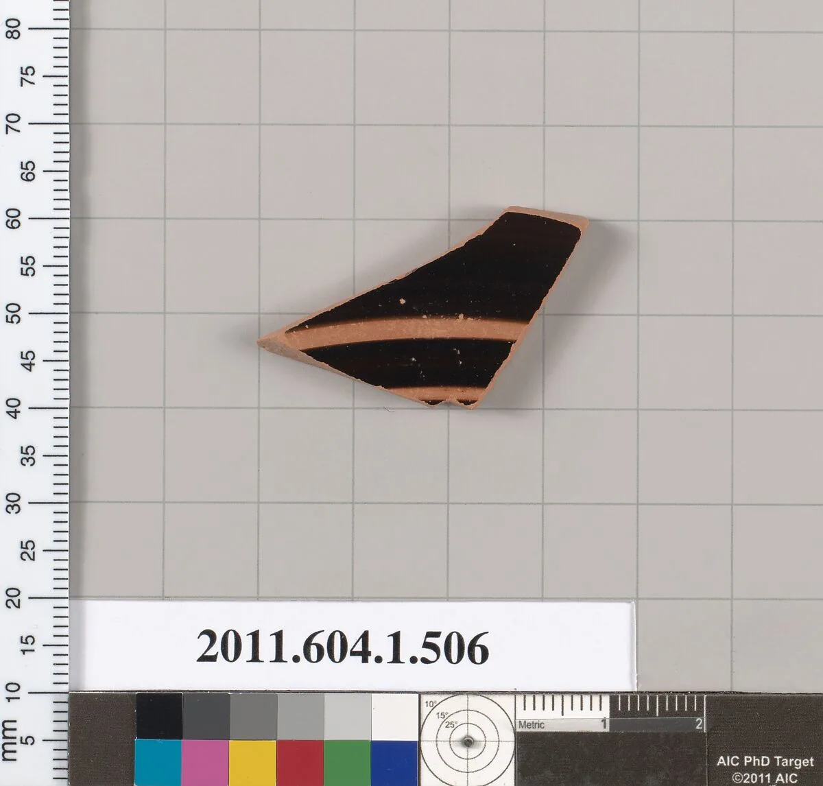 Terracotta fragment of a kylix (drinking cup) — Unknown