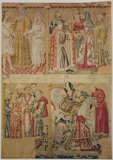Scenes from the Story of the Seven Sacraments, Matrimony and Extreme Unction