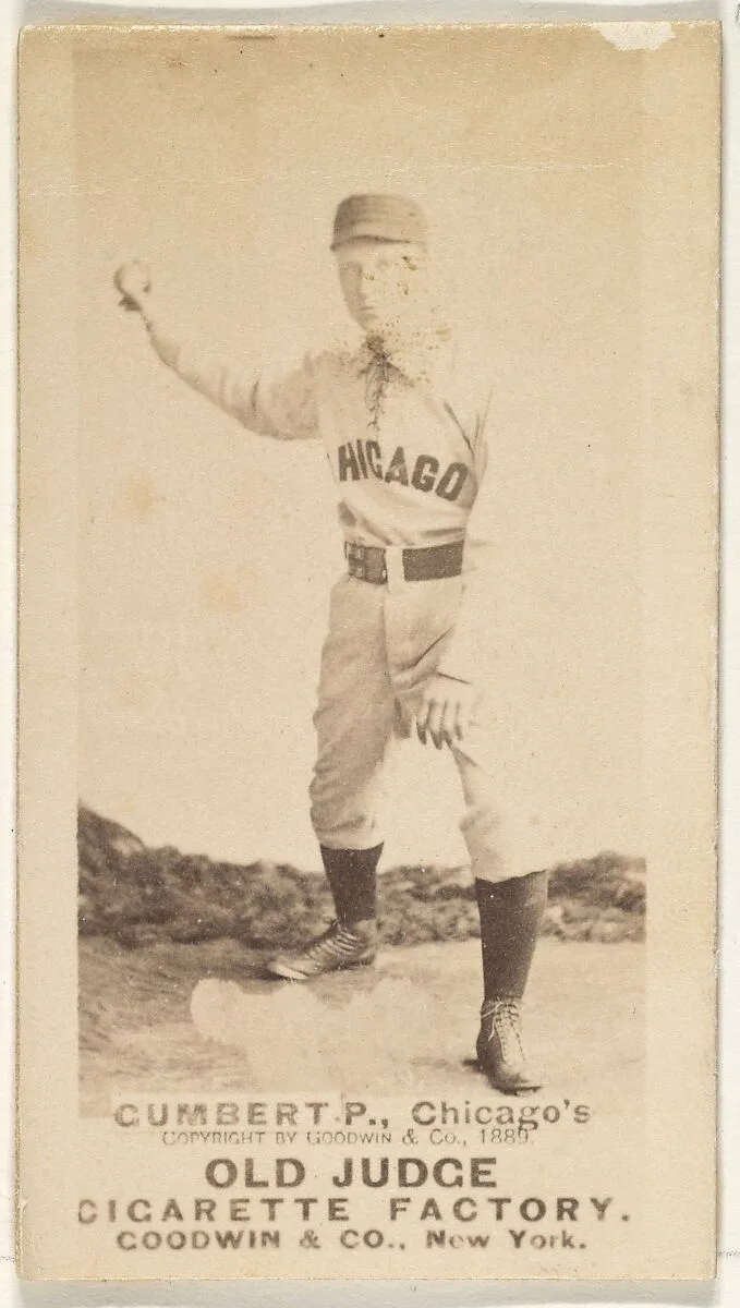 Gumbert, Pitcher, Chicago, from the Old Judge series (N172) for Old Judge Cigarettes — Goodwin & Company