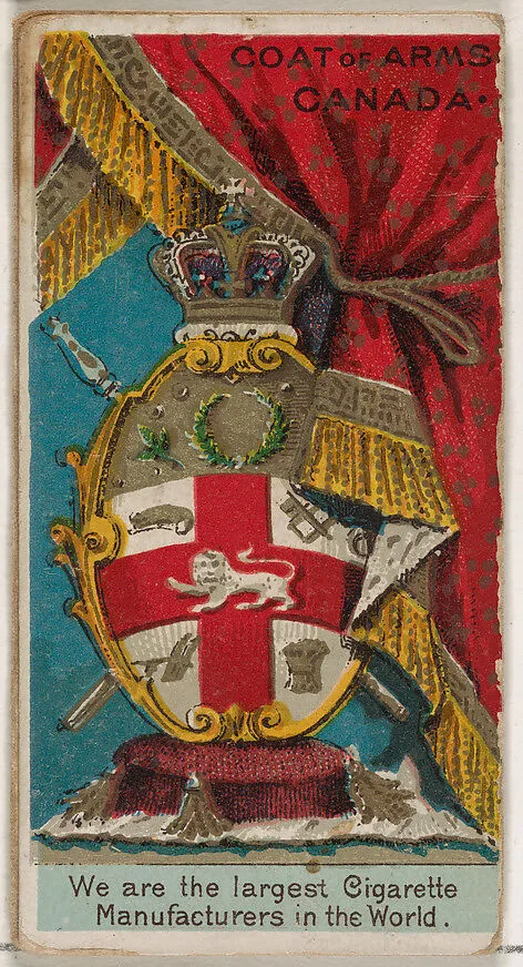 Governor General of Canada, from the Rulers, Flags, and Coats of Arms series (N126-2) issued by W. Duke, Sons & Co. — W. Duke, Sons & Co.