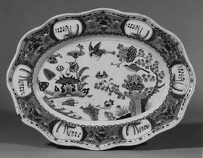 Oval dish — Unknown