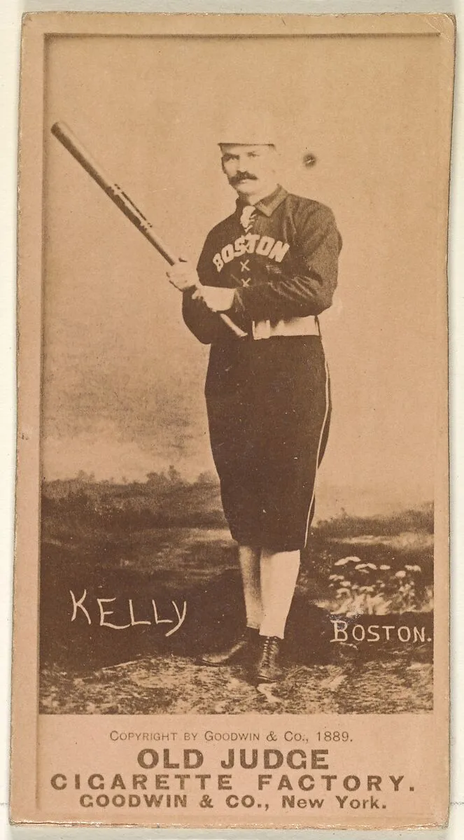 Kelly, Boston, from the Old Judge series (N172) for Old Judge Cigarettes — Goodwin & Company