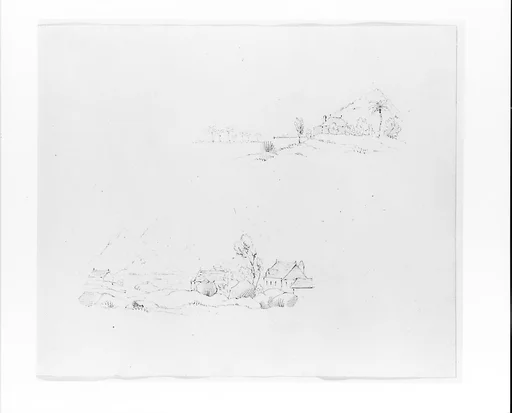 Two Tropical Landscape Studies (from Sketchbook)