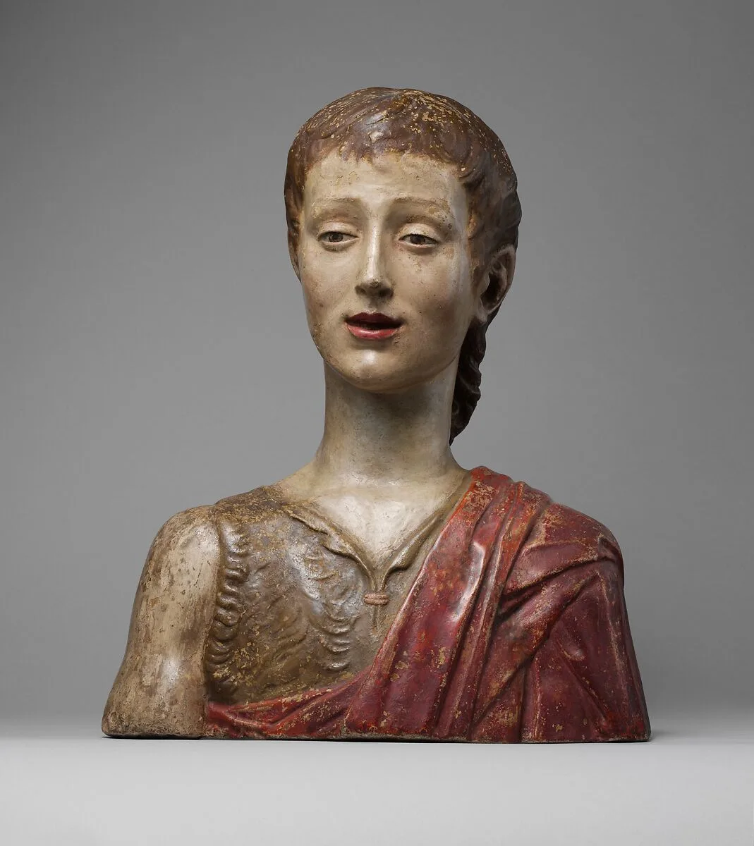 Saint John the Baptist — Mino da Fiesole (Mino di Giovanni)