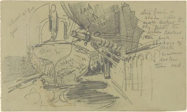 Boat Deck — John Singer Sargent