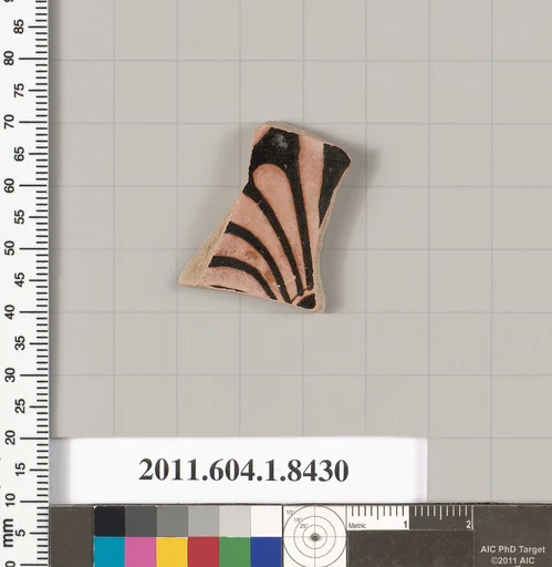 Terracotta fragment of a kylix (drinking cup)
