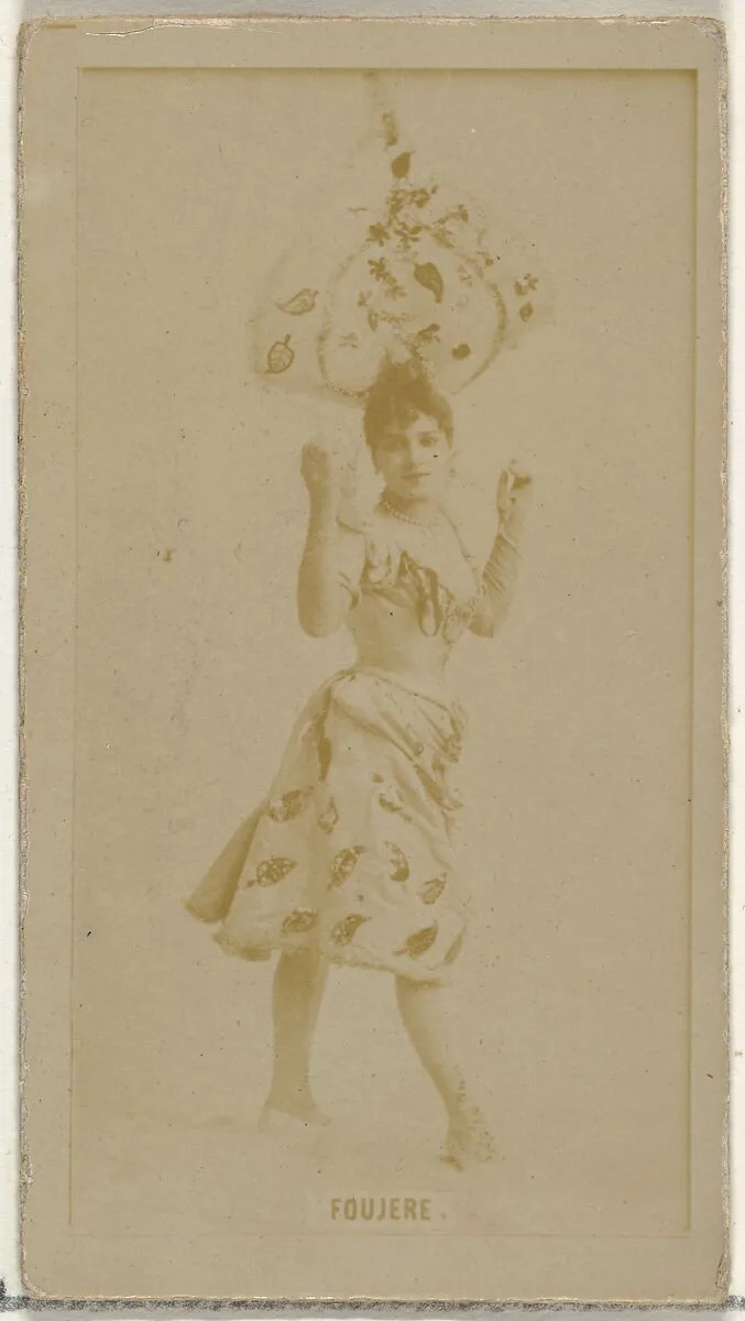Miss Foujere, from the Actors and Actresses series (N145-8) issued by Duke Sons & Co. to promote Duke Cigarettes — W. Duke, Sons & Co.|American Tobacco Company