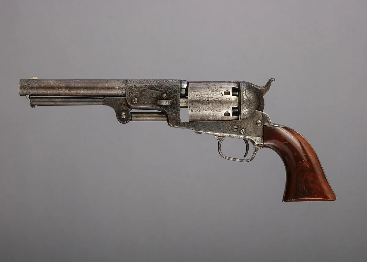 Colt Dragoon Percussion Revolver, Third Model, serial no. 12403 — Samuel Colt