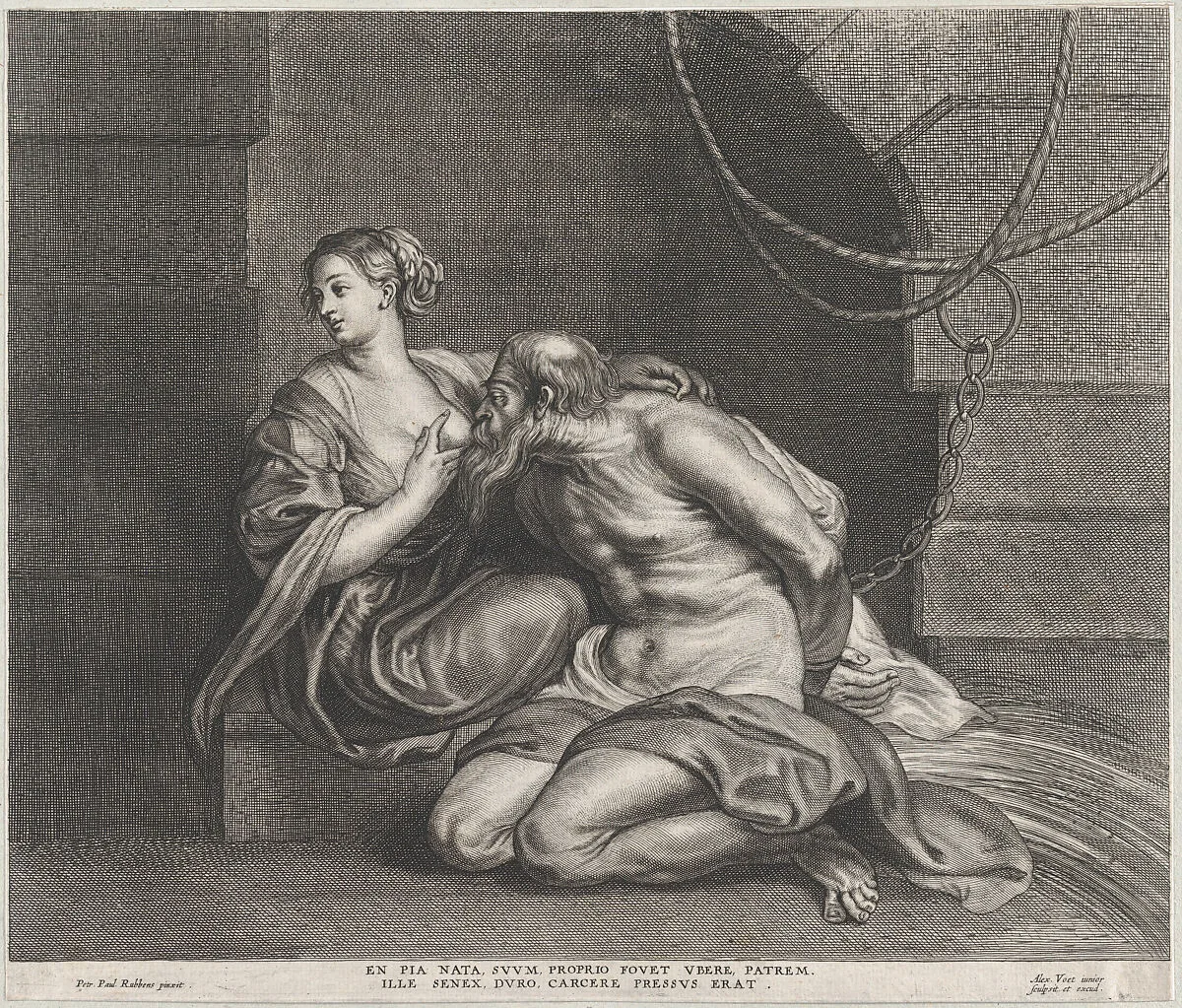 Cimon and Pero — Alexander Voet II|Peter Paul Rubens