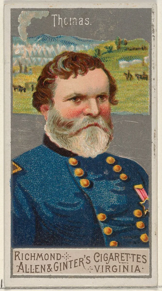 George Henry Thomas, from the Great Generals series (N15) for Allen & Ginter Cigarettes Brands — Allen & Ginter|George S. Harris & Sons