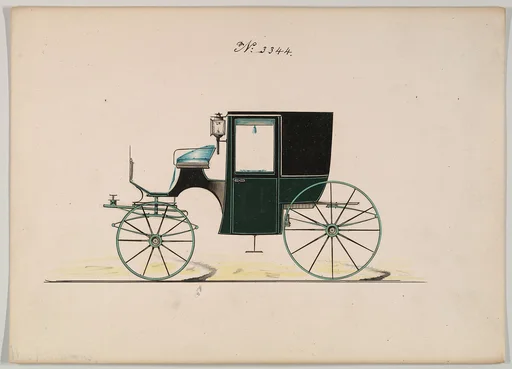Design for Brougham, no. 3344