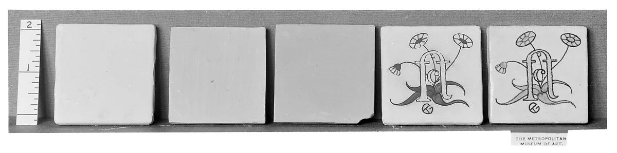 Set of five tiles — Unknown