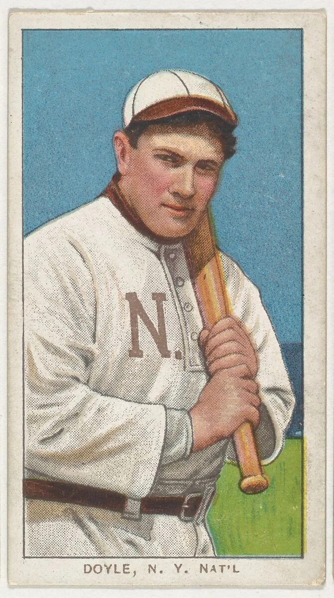 Doyle, New York, National League, from the White Border series (T206) for the American Tobacco Company — American Tobacco Company
