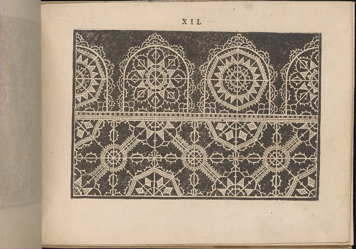 Prima Parte de' Fiori, e Disegni di varie sorti di Ricami Moderni, page 12 (recto) — Giovanni Battista Ciotti|Francesco de' Franceschi