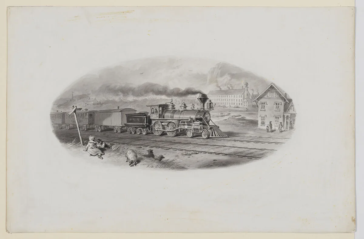A Train — Felix Octavius Carr Darley