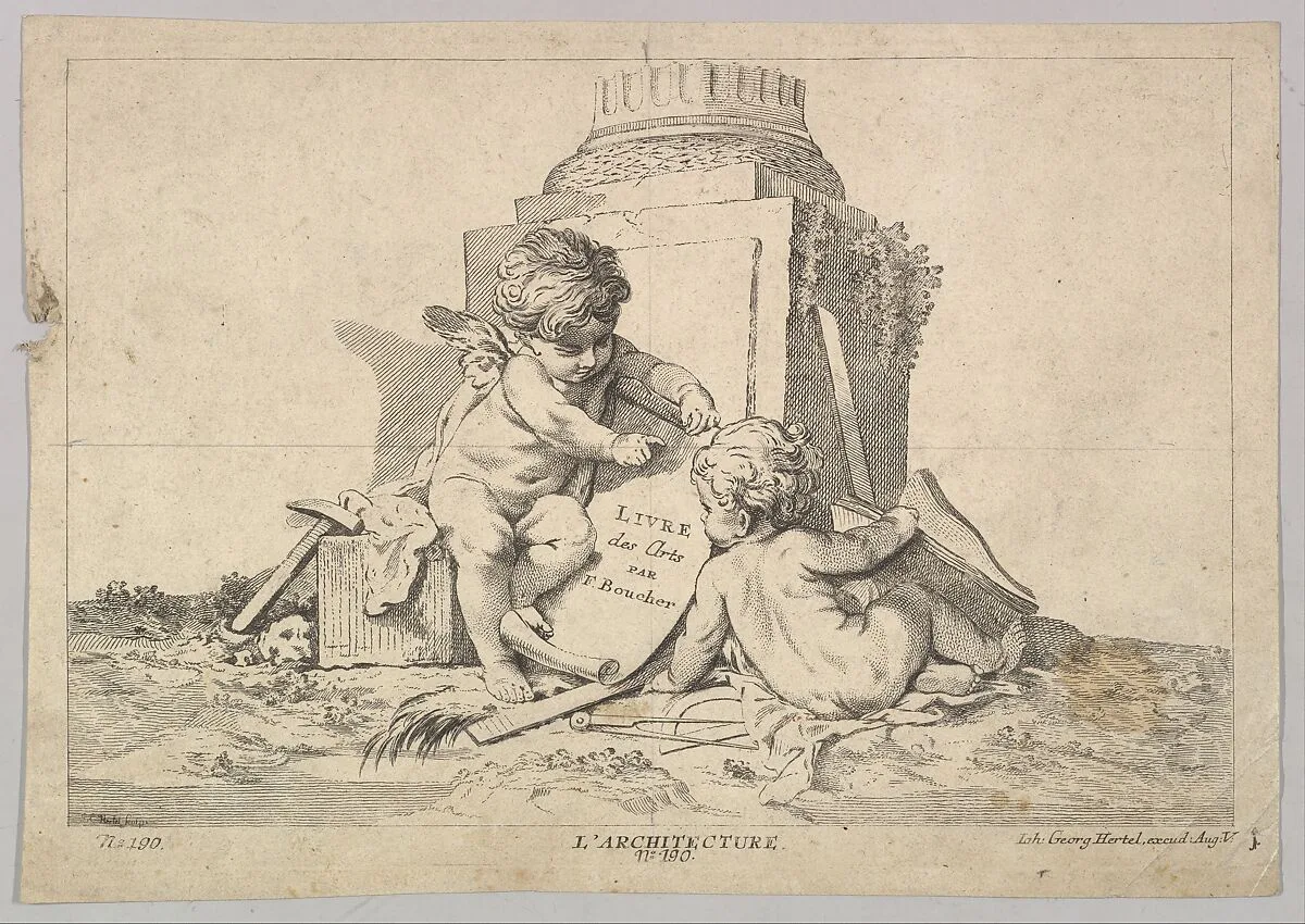 Architecture — François Boucher|Johann Georg Hertel