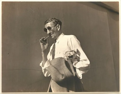 [Male Pedestrian Smoking Cigar, Detroit (for Fortune Magazine Article "Labor Anonymous")]