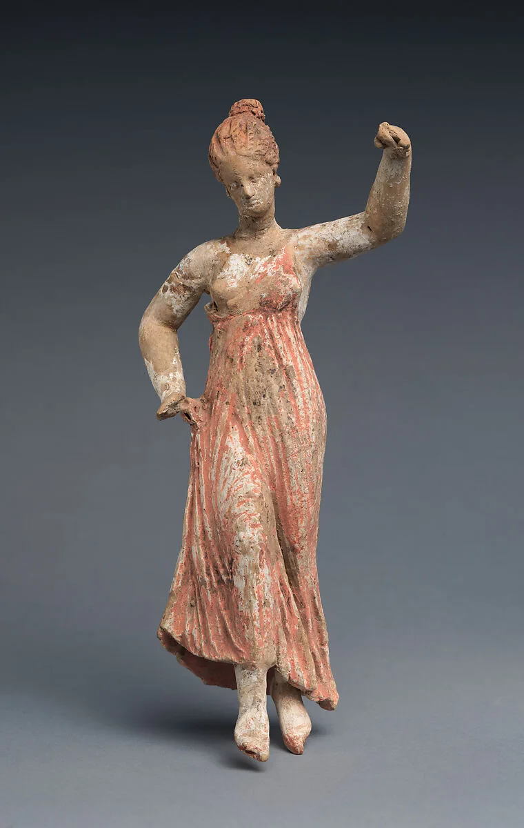 Terracotta statuette of a dancing woman — Unknown
