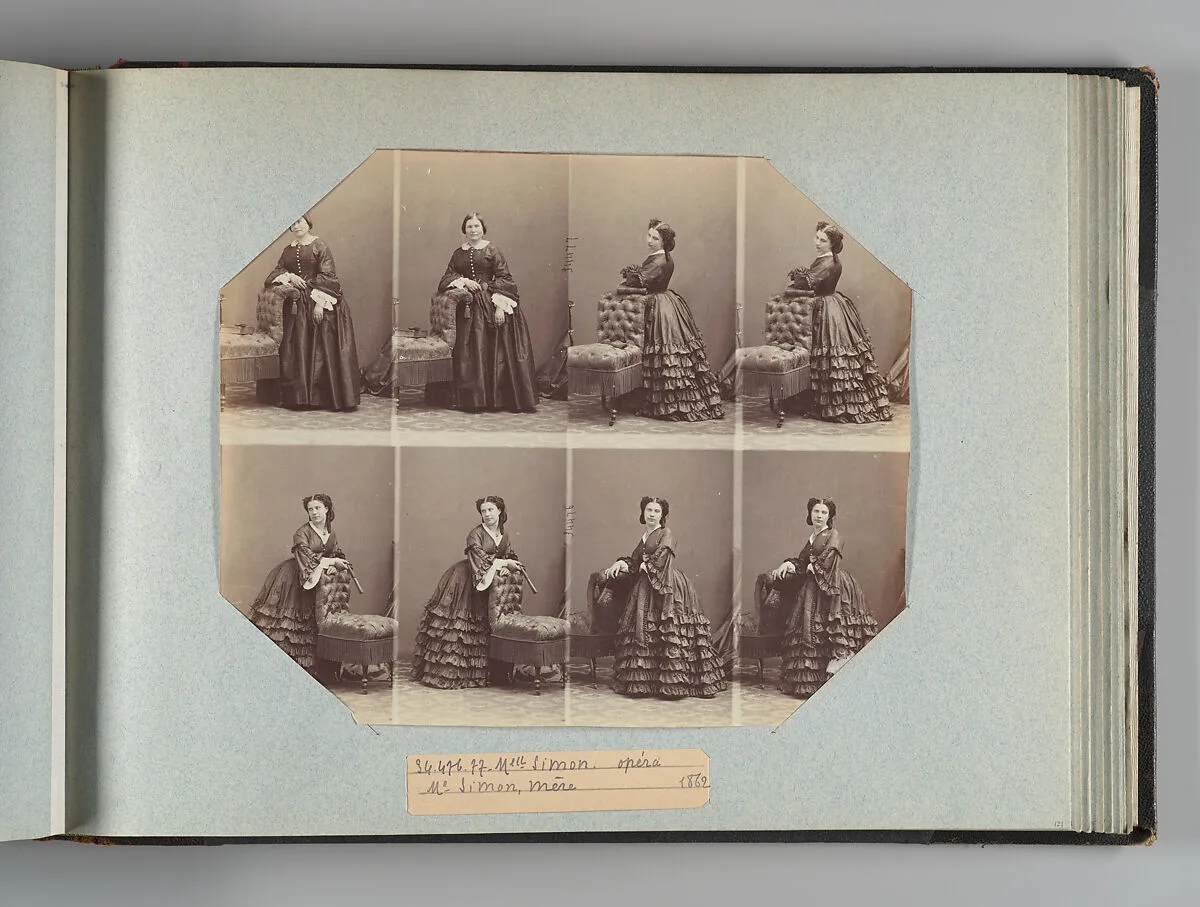 Mlle Simon; Me Simon, mère — André-Adolphe-Eugène Disdéri