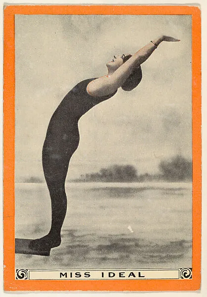 Miss Ideal, No. 18, from the Champion Women Swimmers series (T221), issued by Pan Handle Scrap — Pan Handle Scrap Company