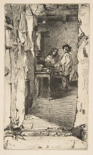 The Rag Gatherers (Rag Pickers, Quartier Mouffetard, Paris)