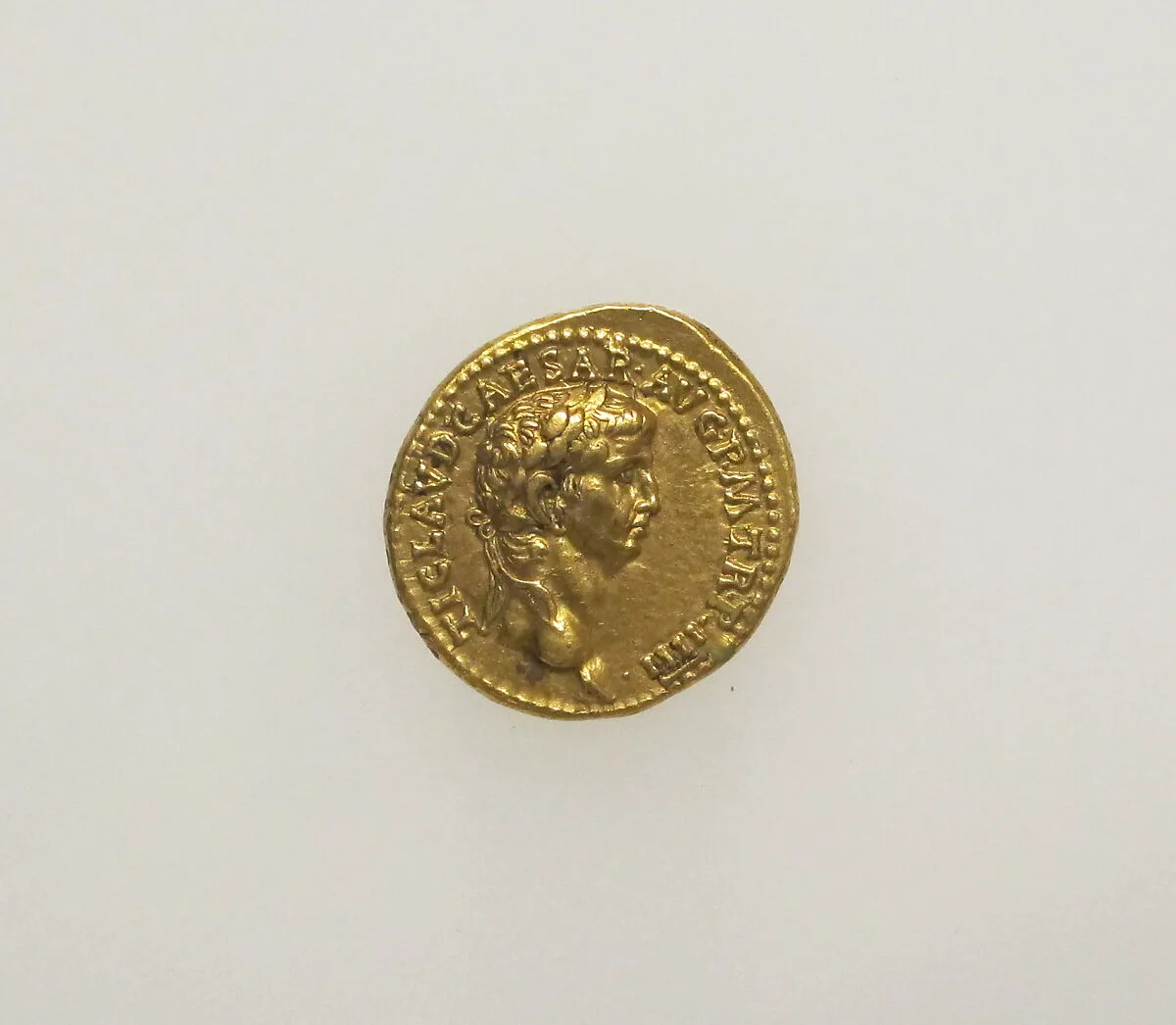 Gold aureus of Claudius — Unknown