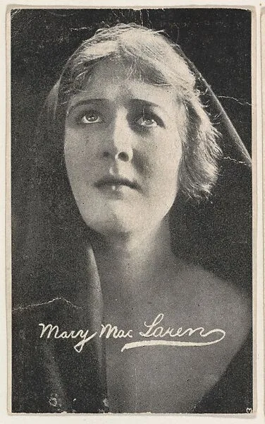 Mary MacLaren, bakery card from the Movie Stars series (D55), issued by the Morehouse Baking Company — Morehouse Baking Company
