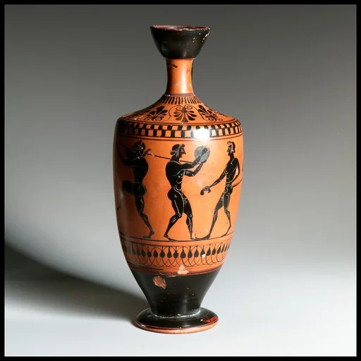 Terracotta lekythos (oil flask)