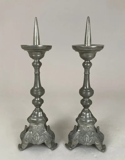 Pair of altar candlesticks