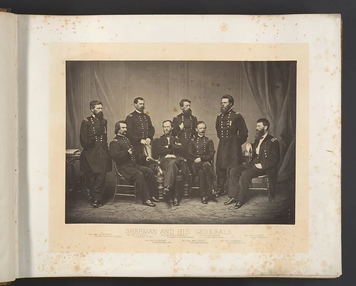 Sherman and His Generals — George N. Barnard