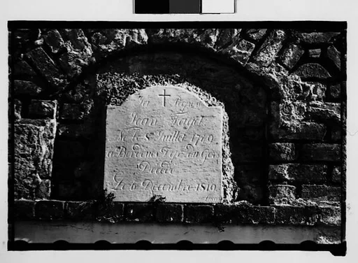 [Wall Tomb Plaque, New Orleans, Louisiana]