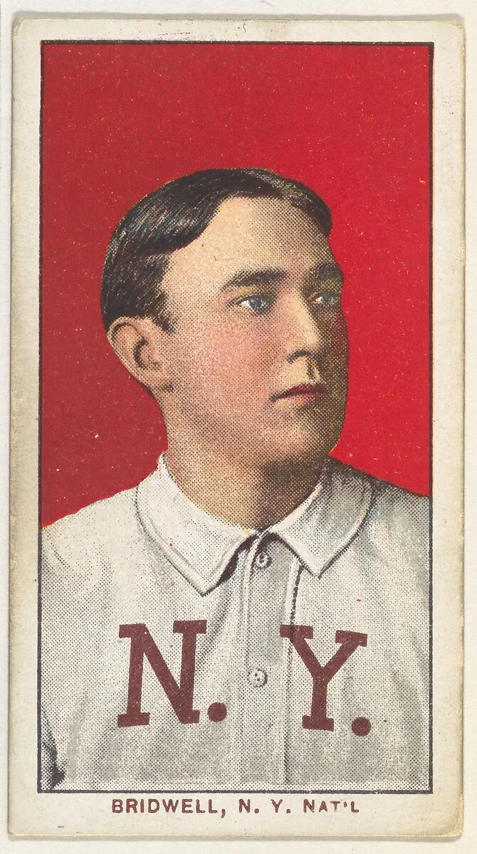 Bridwell, New York, National League, from the White Border series (T206) for the American Tobacco Company — American Tobacco Company